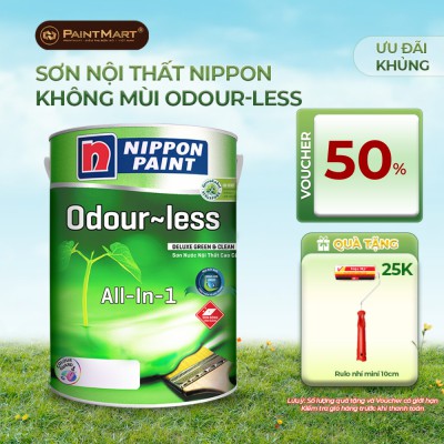 Sơn nội thất Nippon không mùi Odour-Less 5L