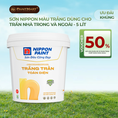 SƠN TRẦN CHUYÊN DỤNG NIPPON TRẮNG TRẦN TOÀN DIỆN 5L