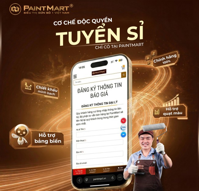 TUYỂN SỈ - CƠ CHẾ ĐỘC QUYỀN CHỈ CÓ TẠI PAINTMART