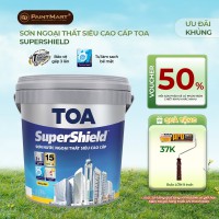 Sơn ngoại thất Toa Supershield bóng mờ - 15L