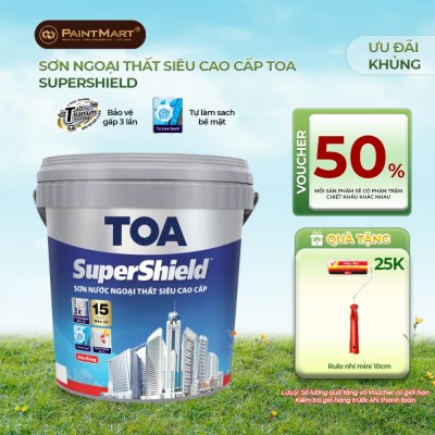 Sơn ngoại thất Toa Supershield siêu bóng - 5L