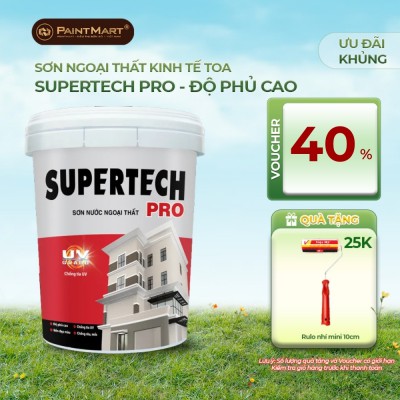 Sơn nước ngoại thất Toa Supertech Pro - 5L