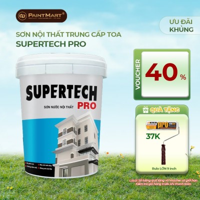 Sơn nội thất Toa Supertech Pro - 15L