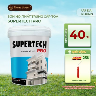 Sơn nội thất Toa Supertech Pro - 5L
