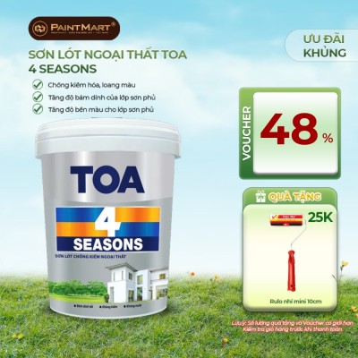 Sơn lót chống kiềm nội ngoại thất Toa 4 Seasons Sealer - 5L