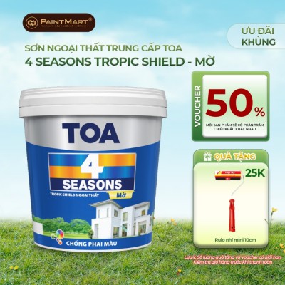 Sơn ngoại thất TOA 4 Seasons Tropic Shield - 5L