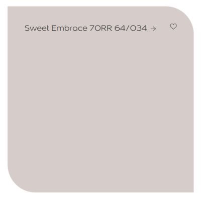 Dulux màu Hồng ấm Sweet Embrace 70RR 64/034