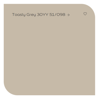 Dulux màu xám nâu Toasty Grey 30YY 51/098