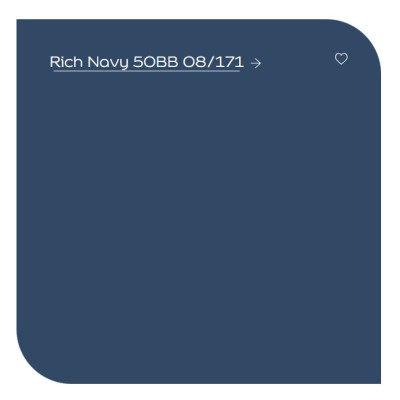 Dulux màu xanh Navy Rich Navy 50BB 08/171