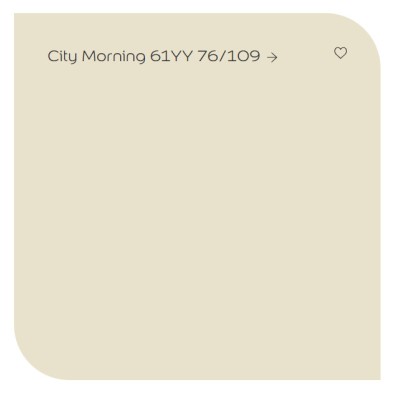 Dulux màu vàng kem City Morning 61YY 76/109