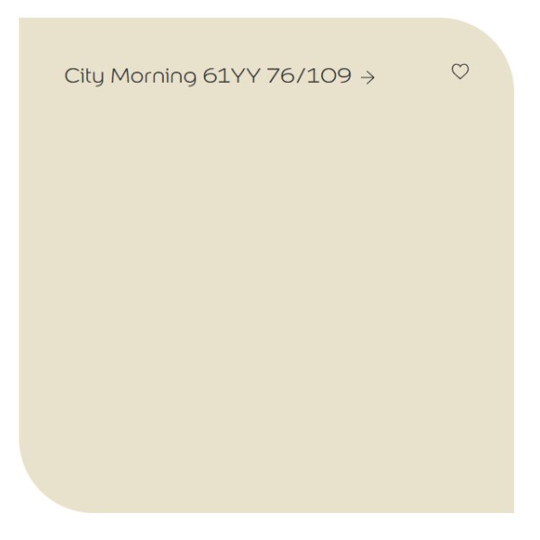 Dulux màu vàng kem City Morning 61YY 76/109