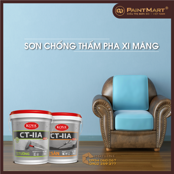 6 LOẠI SƠN CHỐNG THẤM THƯỜNG SỬ DỤNG NHẤT HIỆN NAY
