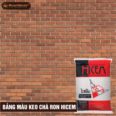 Bảng màu keo chà ron Hicem