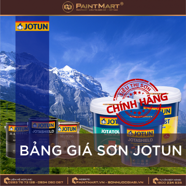 Bảng giá sơn Jotun mới nhất 2022
