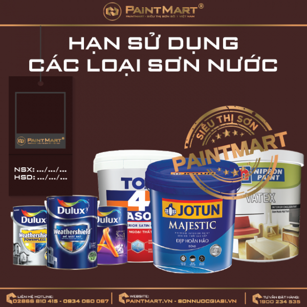 Cách xem hạn sử dụng sơn nước