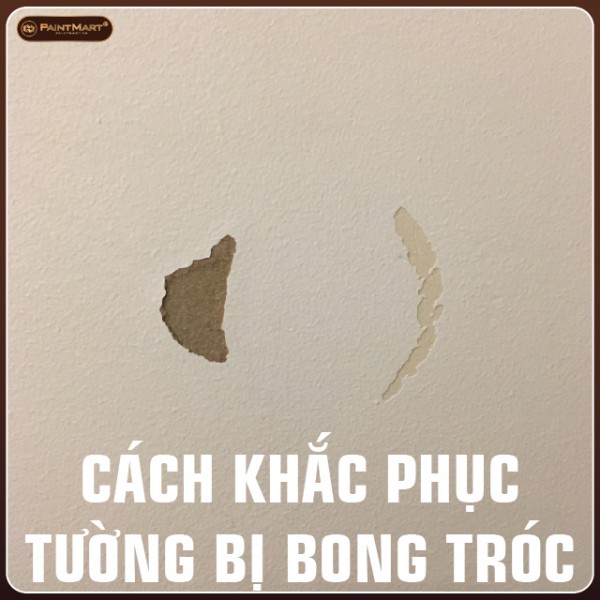 Nguyên nhân tróc tường và cách xử lý