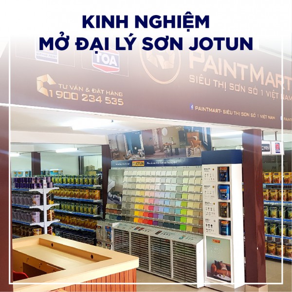 Kinh nghiệm mở đại lý sơn Jotun
