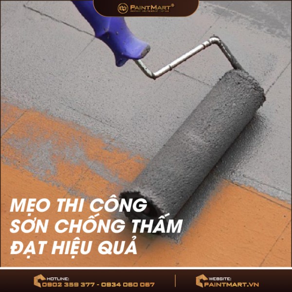 Mẹo hay giúp sơn chống thấm đạt hiệu quả nhất