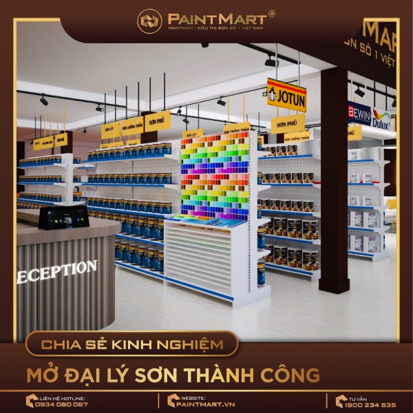 Kinh nghiệm mở đại lý sơn từ Paintmart