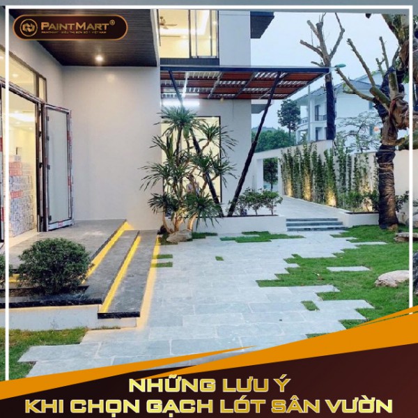 Những lưu ý khi chọn gạch lót sân vườn Những lưu ý khi chọn gạch lót sân vườn