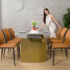 Bộ bàn ghế ăn thông minh kéo dài TVP-TM827G