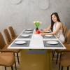 Bộ bàn ghế ăn thông minh kéo dài TVP-TM827N