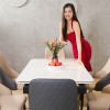 Bộ bàn ghế ăn thông minh kéo dài TVP-X164S