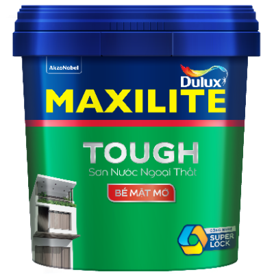 Sơn ngoại thất Maxilite Tough bề mặt mờ - 15L