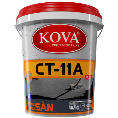 Sơn chống thấm pha xi măng KOVA CT 11A Sàn Thùng 22Kg