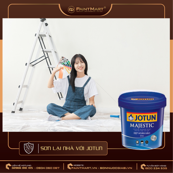 Dòng sơn nào của Jotun là dễ lau chùi