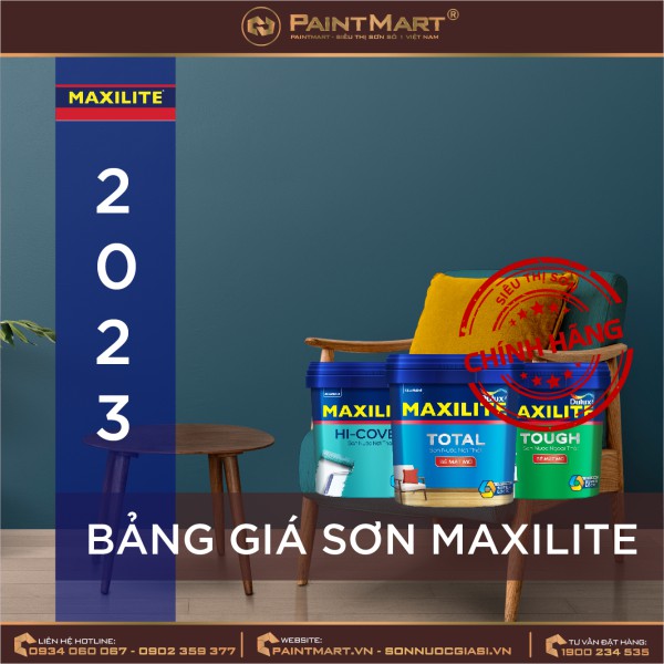 Bảng giá sơn Maxilite mới nhất 2023