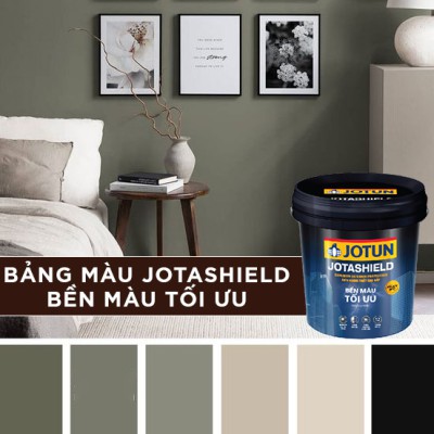 Bảng màu sơn ngoại thất Jotun Jotashield bền màu tối ưu