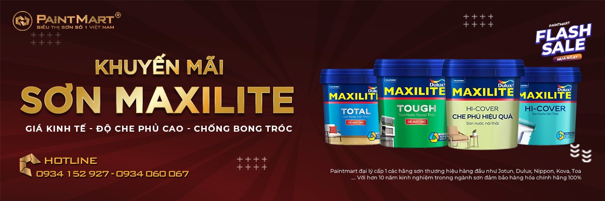 sale sơn maxilite ssale 47%