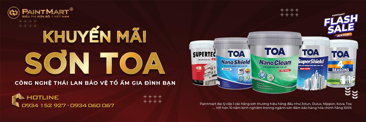 sơn toa sale 50%