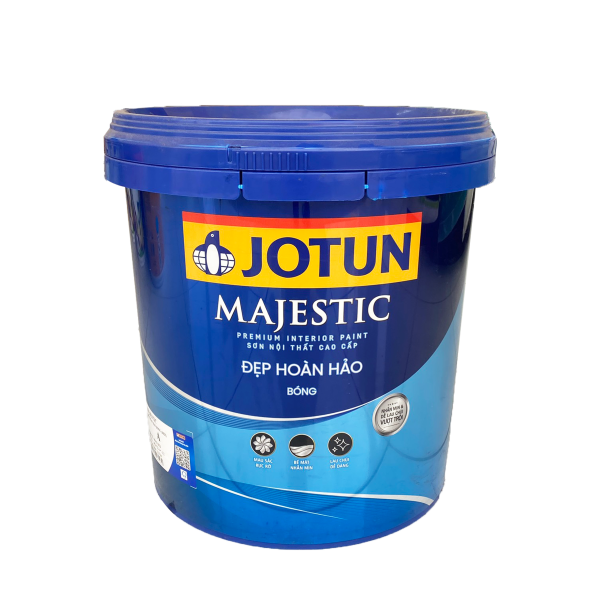 Sơn nước nội thất Jotun Majestic đẹp hoàn hảo (bóng) thùng 15L