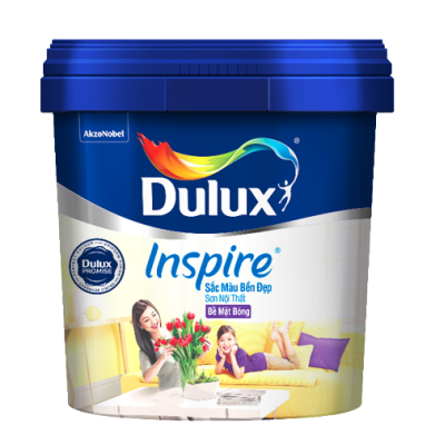 Sơn nội thất Dulux Inspire bề mặt bóng 39AB lon 5L