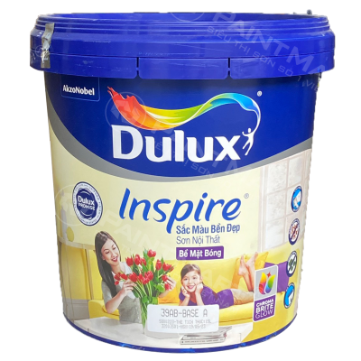 Sơn nội thất Dulux Inspire bề mặt bóng 39AB thùng 15L