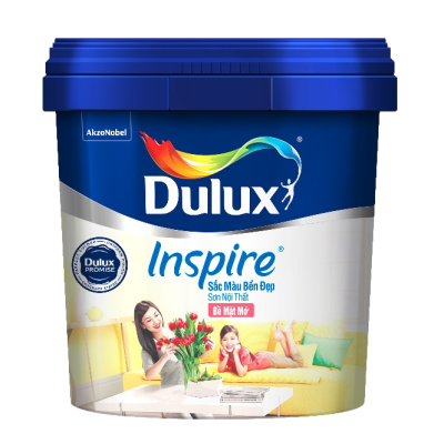 Sơn nội thất Dulux Inspire bền đẹp bề mặt mờ  39A lon 5L