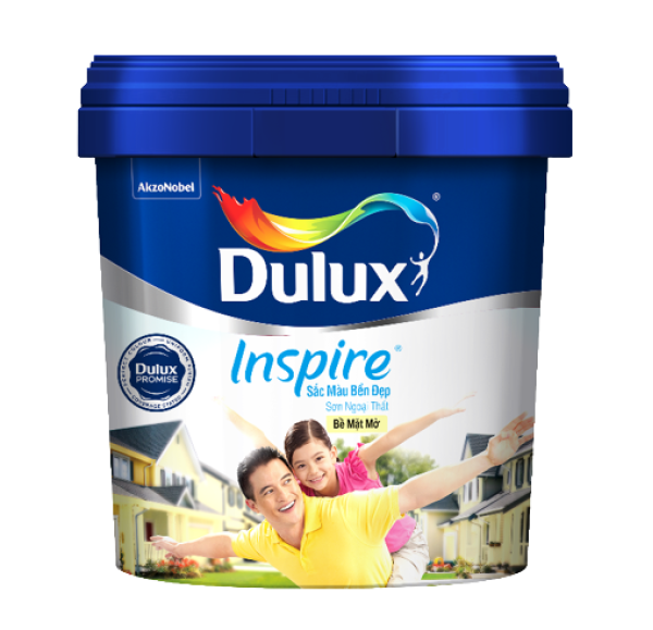 Sơn ngoại thất Dulux Inspire Z98 sắc màu bền đẹp bề mặt mờ 5L