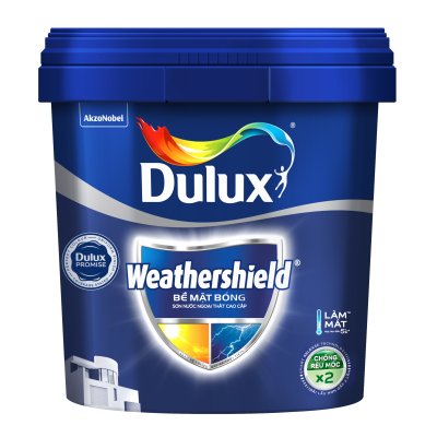 Sơn ngoại thất Dulux Weathershield bề mặt bóng BJ9 5L