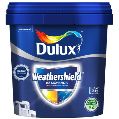 Sơn ngoại thất Dulux Weathershield bề mặt bóng BJ9 5L