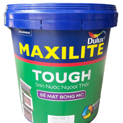 Sơn nước ngoài trời MAXILITE TOUGH Bề mặt Bóng mờ 28CB - 15L