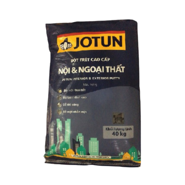 Bột trét tường Jotun nội ngoại thất bao 40Kg