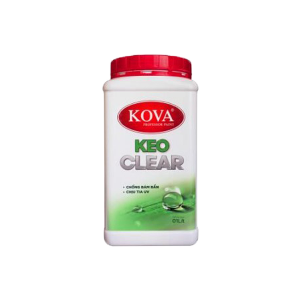 Keo bóng nước KOVA Clear W lon 1KG