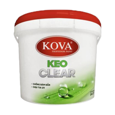 Keo bóng nước KOVA Clear W thùng 4KG