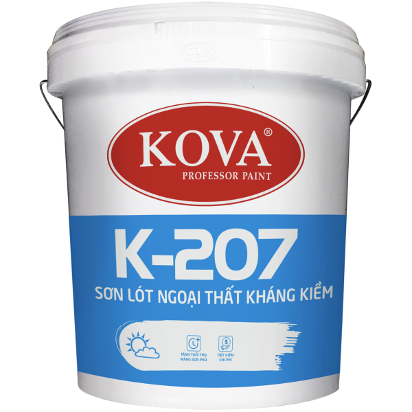 Sơn lót chống kiềm ngoại thất Kova K-207 thùng 16L