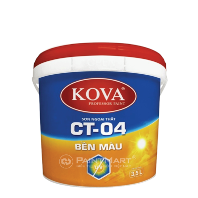 Sơn ngoại thất cao cấp KOVA CT-04 BỀN MÀU - lon 3.5L