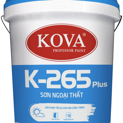 Sơn nước ngoài trời  không bóng Kova K265 Plus thùng 16L