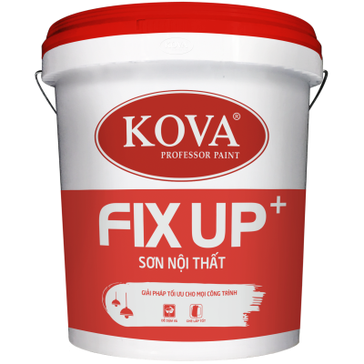 Sơn nước nội thất KOVA FIX UP bề mặt mờ - Lon 3,5L