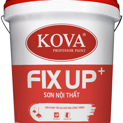 Sơn nước nội thất KOVA FIX UP bề mặt mờ - Lon 3,5L